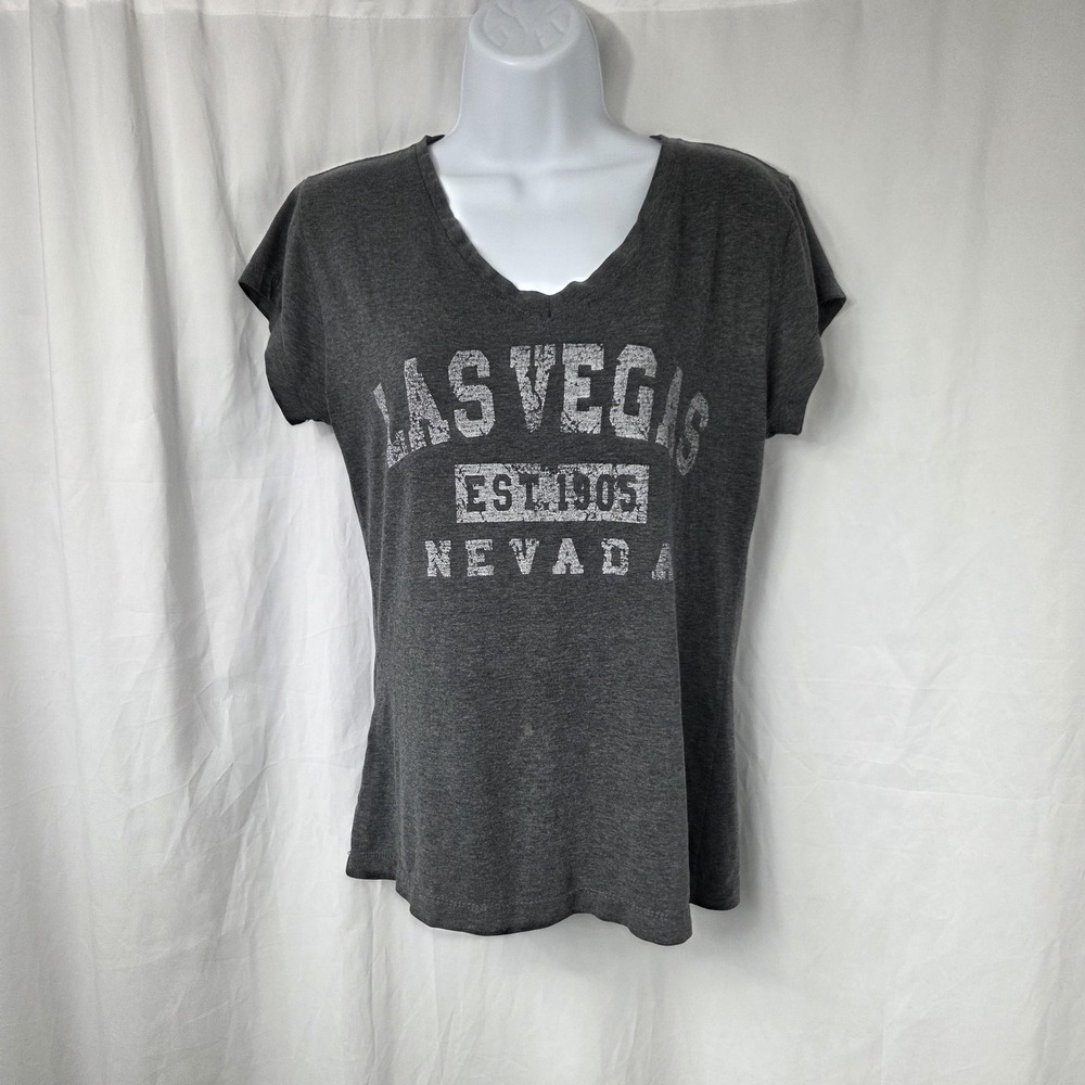 Source Unknown Gray Las Vegas Nevada Graphic Tee